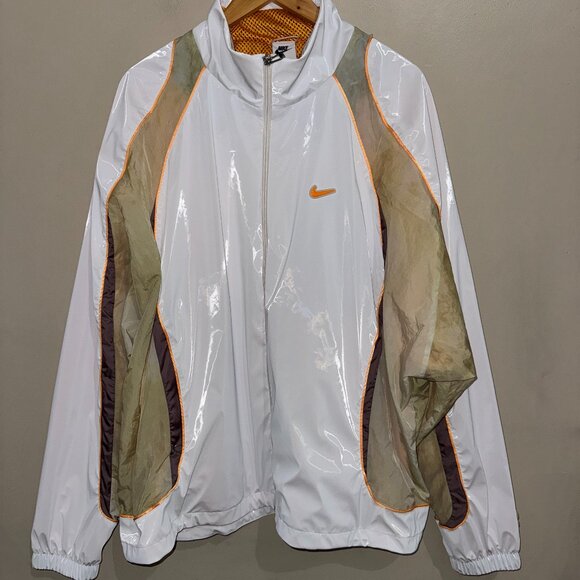 Nike Project F.R.O.G. Track Jacket White Olive Aura Sundial Mens XL-T HJ3290-100